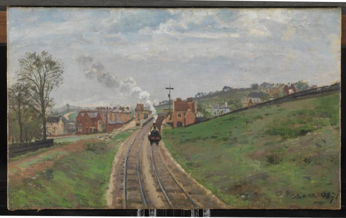 Camille Pissarro, Lordship Lane Station, Dulwich, 1871