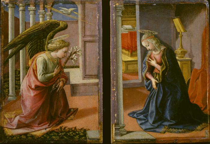 Francesco Pesellino, The Annunciation, c.1450-55