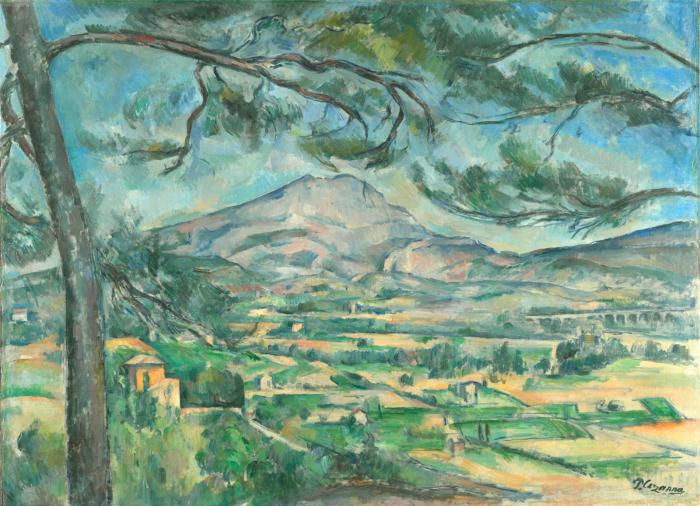 Paul Cézanne, Montagne Sainte-Victoire with Large Pine, c.1887
