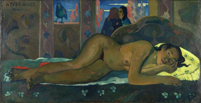 Paul Gauguin, Nevermore, 1897