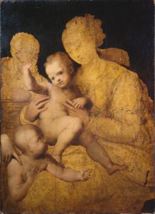 Perino del Vaga, Holy Family with Saint John the Baptist, 1528-1537