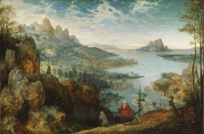 Pieter Bruegel the Elder, Landscape with a flight into Egypt, 1563
