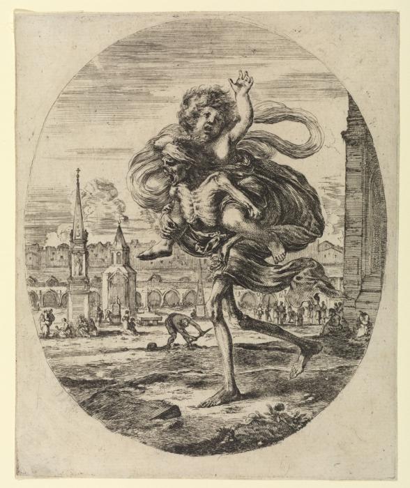 Stefano Della Bella, The Five Deaths, 1648
