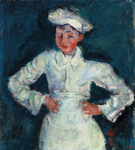 Soutine, Chaim (1894-1943). The Little Pastry Cook; Le petit patissier. c.1927 Christie's Images, London/Scala, Florence provided in writing from Scala, The Lewis Collection.