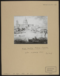 Drawing of St Paul’s Cathedral