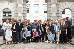 Volunteer group photo taken at Somerset House, Summer 2019
