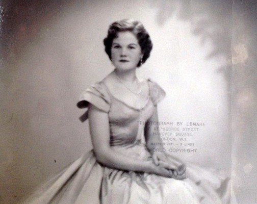 Niccola's mother Jane Smith on her 21st birthday in 1954