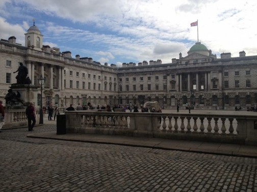 Somerset House (picture yourself here, strolling and having deep art historical thoughts...)