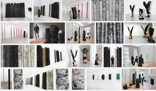 Google search screenshot of Helmut Lang Art Installations