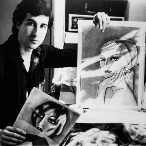 David Croland in studio 1973