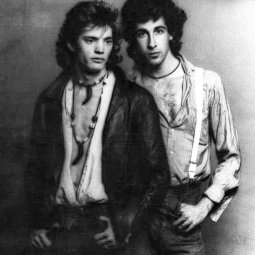 Robert Mapplethorpe and David Croland by Norman Seeff