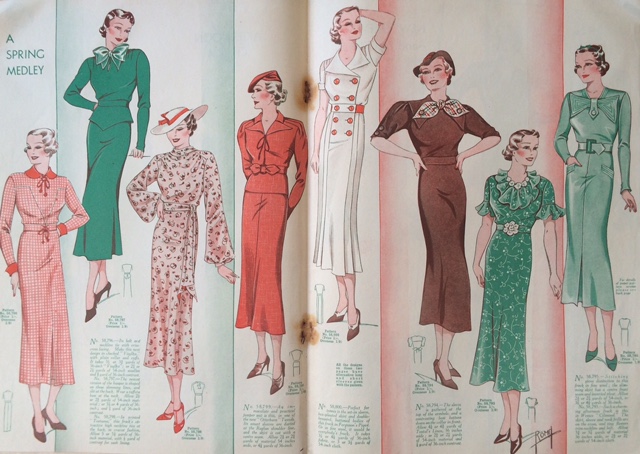 Spring Styles from Roma's Fashion, 1936