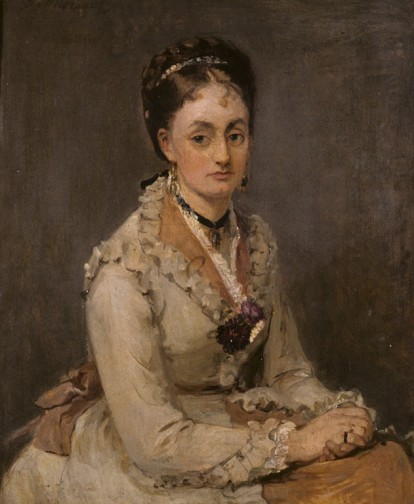 Berthe morisot, madame edma pontillon, sister of the artist, 1873