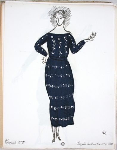 Raoul Dufy for Gazette du Bon Ton, 1920, no. 1