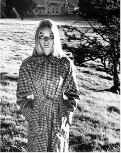 Norman Parkinson, 'Tania Mallet in a reversible raincoat by Dannimac', 1960.