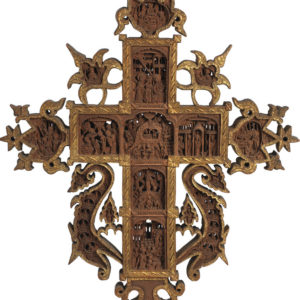 mount athos cross detail front side