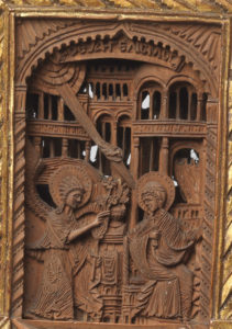athos cross detail, Annunciation