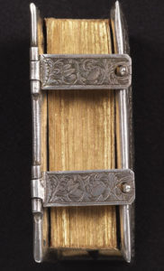miniature bible clasps detail