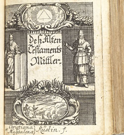 german miniature bible title page