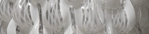 two filigree drinking glass, detail
