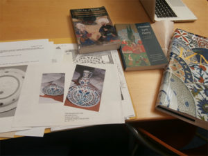 pages of magazines displaying the iznik dish