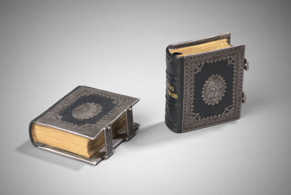 two miniature bibles