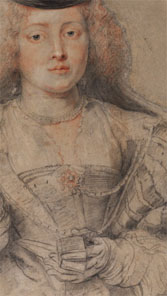 Helena Fourment by Peter Paul Rubens, detail