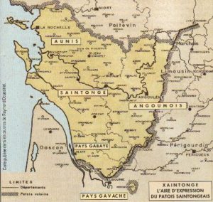map of saintonge