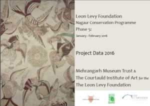 Leon Levy Foundation Nagaur Conservation Programme Phase 5: Hadi Rani Mahal January - February 2016 pdf