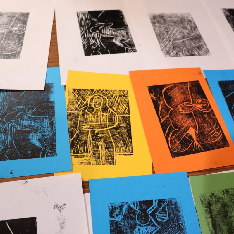 Prints made by schools