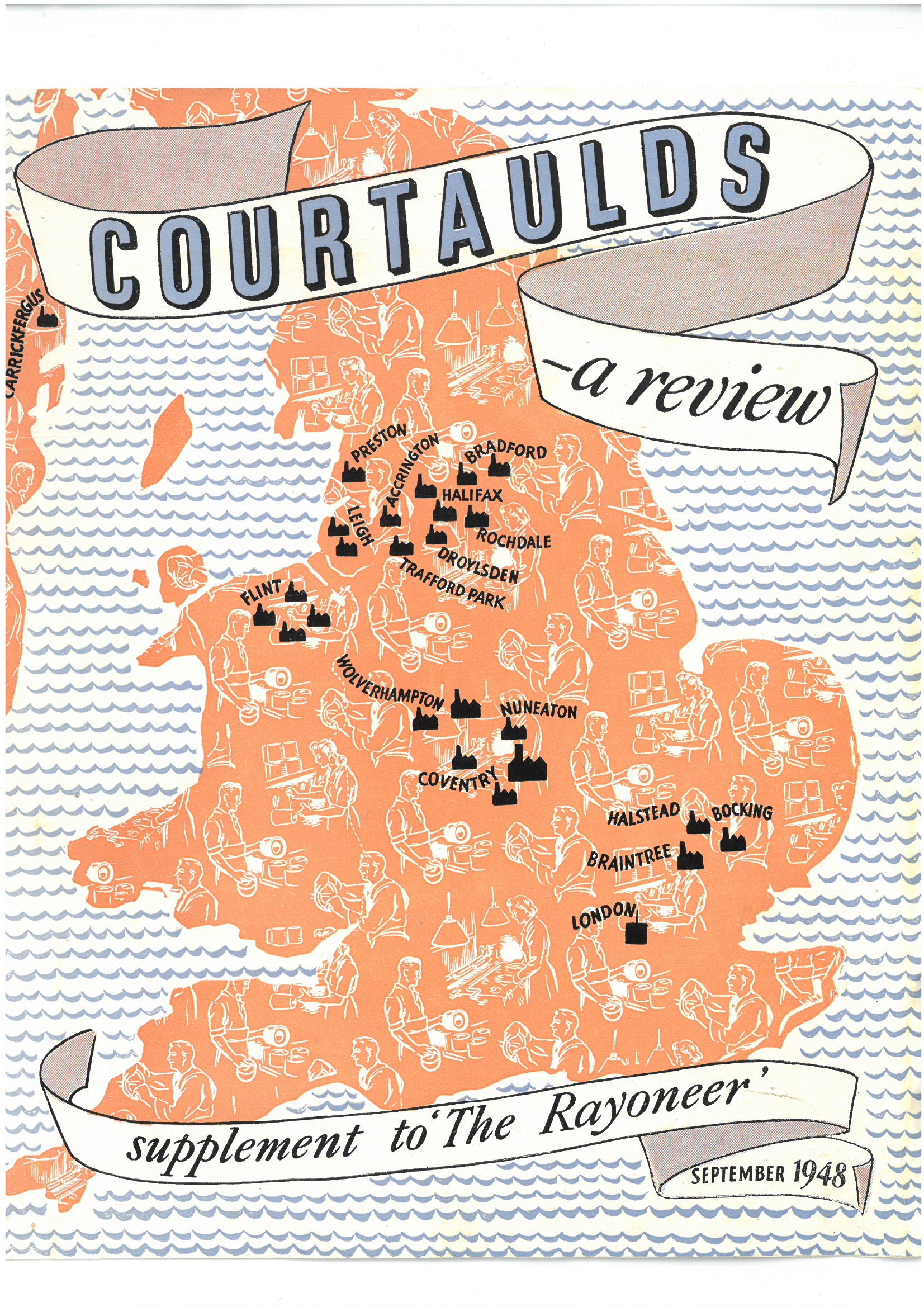 Cover of Courtaulds Rayoneer Supplement 1948