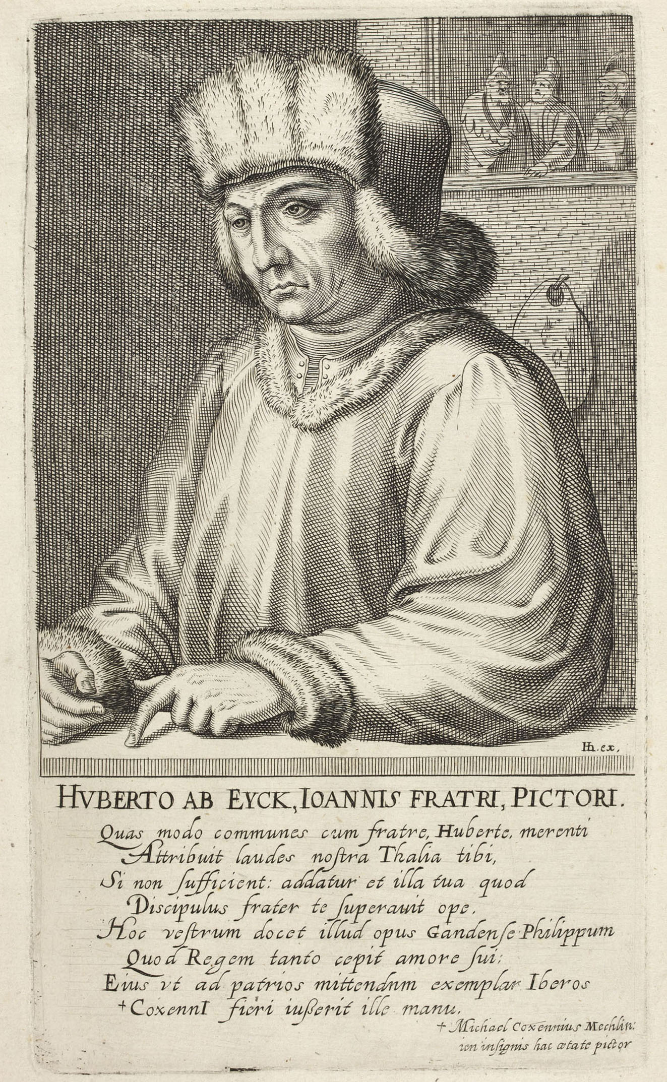 Hubert Van Eyck engraving