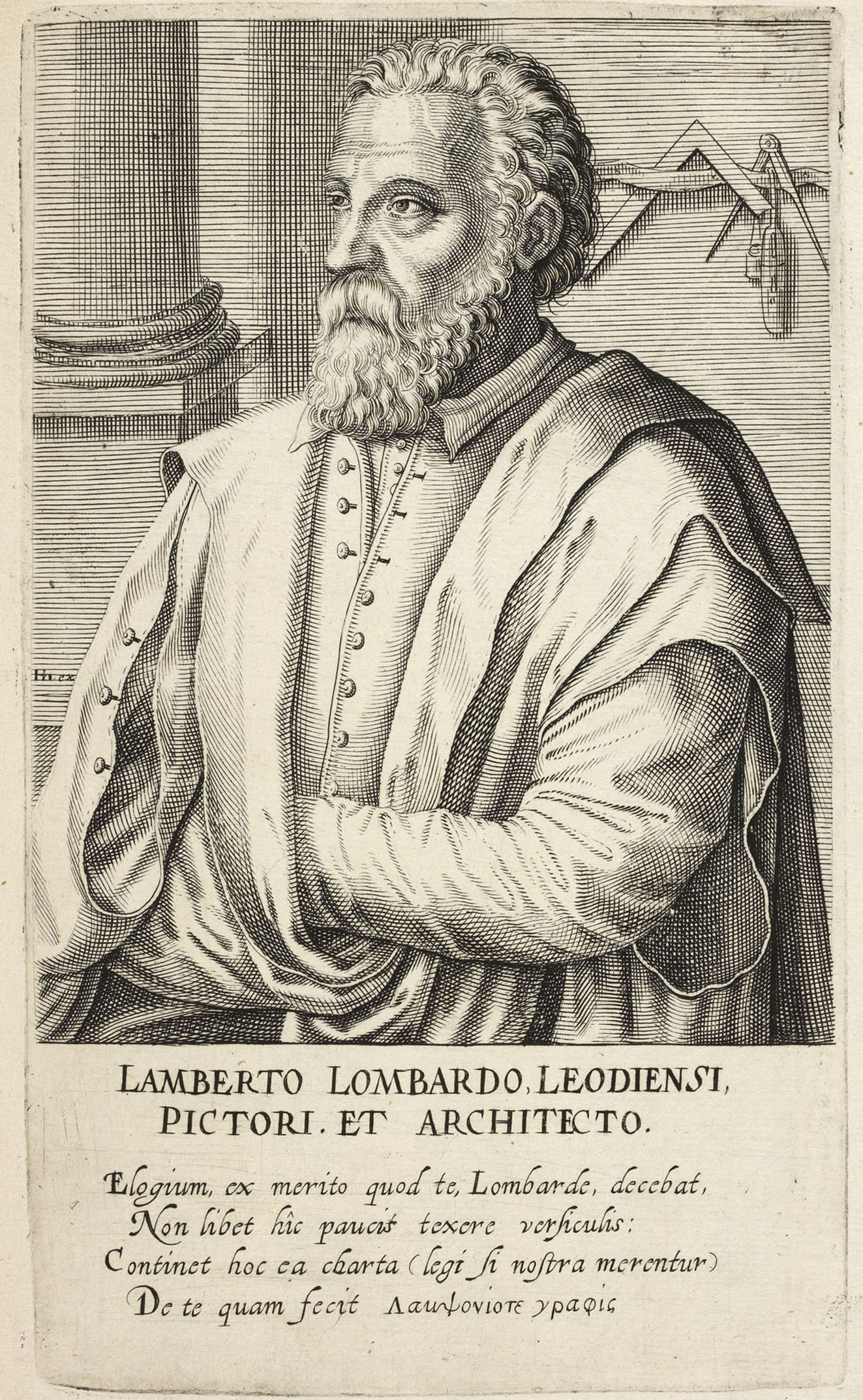 engraving of Lambert Lombard