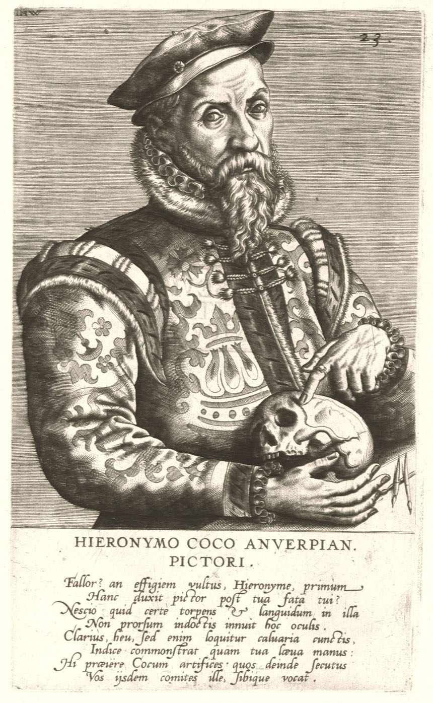 engraving of Hieronymus Cock
